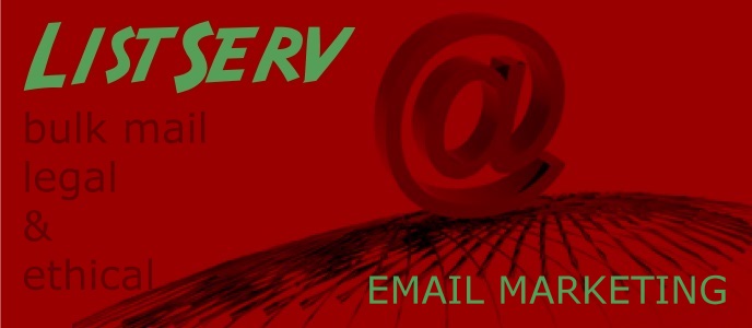 ListServ mailing list for bulk mail